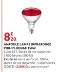Rural Master Saint-Denis-en-Val - Promo Ampoule lampe infrarouge rouge 150W Promo Ampoule lampe infrarouge rouge 150W à 8,20 € dans le catalogue Rural Master à Saint-Denis-en-Val