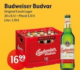 Original Czech Lager Angebote von Budweiser Budvar bei Trink und Spare Leverkusen für 16,99 €