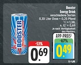 Energy Drink Angebote von Booster bei EDEKA Nürnberg für 0,49 €