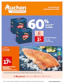 Prospectus Auchan Supermarché de la semaine "Auchan supermarché" avec 1 pages, valide du 30/04/2024 au 05/05/2024 pour Saint-Nicolas-en-Forêt et alentours
