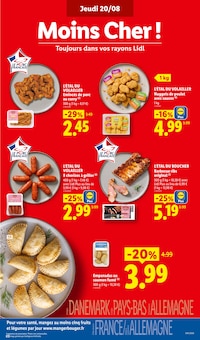 Promotion Poulet dans le prospectus Lidl, valable du 20/08/2026 au 26/08/2026 Promo Poulet dans le catalogue Lidl du moment à la page 11