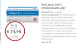 LINDA Premiumapotheke Daun - NaCl 0,9 % Inhalationslösung Angebot im Prospekt NaCl 0,9 % Inhalationslösung bei LINDA Premiumapotheke im Daun Prospekt für 14,95 €