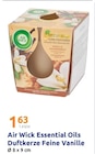 Essential Oils Duftkerze Feine Vanille von Air Wick im aktuellen Action Prospekt für 1,63 €