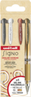 Rollers Signo Broad métalliques - Uni-ball en promo chez Monoprix Rollers Signo Broad métalliques - Uni-ball dans le catalogue Monoprix
