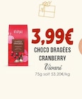 Choco Dragées Cranberry - VIVANI en promo chez Naturalia Choco Dragées Cranberry - VIVANI dans le catalogue Naturalia