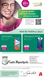 mea - meine apotheke Apotheken Prospekt der aktuellen Woche mit 4 Seiten, gültig von 01.01.2026 bis 31.01.2026, in Weißenhorn und Umgebung Aktueller mea - meine apotheke Apotheken Prospekt in Weißenhorn und Umgebung, "Unsere Januar-Angebote" mit 4 Seiten, 01.01.2026 - 31.01.2026