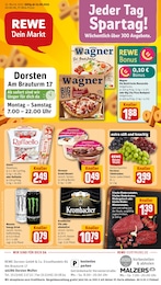 REWE Prospekt "Dein Markt" für Dorsten, 33 Seiten, 25.08.2025 - 30.08.2025
