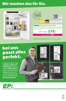 Kühlschrank im aktuellen EP: Prospekt (Schwerte (Hansestadt an der Ruhr)) Kühlschrank im EP: Prospekt "Frische von außen und innen!" mit 6 Seiten (Schwerte (Hansestadt an der Ruhr))