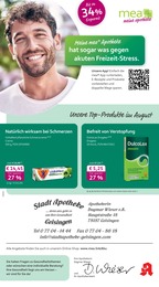Apotheken Prospekt von mea - meine apotheke in Immendingen Aktueller mea - meine apotheke Apotheken Prospekt für Immendingen: Unsere August-Angebote mit 4} Seiten, 01.08.2026 - 31.08.2026