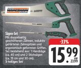 Sägen-Set im E center Prospekt Sägen-Set von Brüder Mannesmann im aktuellen E center Prospekt für 15,99 €