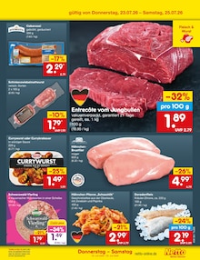 Rindfleisch im aktuellen Netto Marken-Discount Prospekt (Reutlingen) Rindfleisch im Netto Marken-Discount Prospekt "Aktuelle Angebote" mit 73 Seiten (Reutlingen)