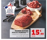 Viande bovine pièce à fondue en promo chez Super U Auxerre à 15,99 €