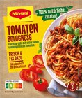 Fix Tomaten Bolognese oder Magic Asia Würzpaste Curry Thai Style Angebote von Maggi bei REWE Regensburg für 0,44 €