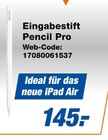 Eingabestift Pencil Pro im Angebot bei expert in Pinneberg Eingabestift Pencil Pro Angebote bei expert Pinneberg für 145,00 €