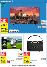Offre Enceintes portables dans le catalogue Carrefour du moment à la page 85
