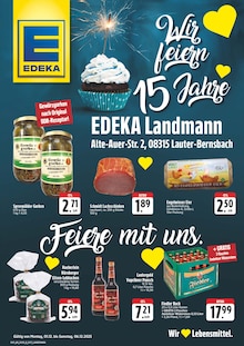 Aktueller EDEKA Prospekt "Wir lieben Lebensmittel!" Seite 2 von 30 Seiten für Bernsbach