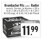 Aktuelle Krombacher Angebote bei EDEKA in Gronau (Westfalen) Aktuelles Krombacher Pils Angebot bei EDEKA in Gronau (Westfalen) ab 11,99 €