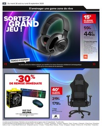 Prix et réduction Casque Gaming dans le prospectus Carrefour en cours Offre Casque Gaming dans le catalogue Carrefour du moment à la page 28