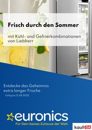 EURONICS Prospekt: Frisch durch den Sommer, 5 Seiten, 21.07.2022 - 31.08.2022