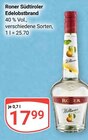 Südtiroler Edelobstbrand im Angebot bei GLOBUS in Herne Südtiroler Edelobstbrand Angebote von Roner bei GLOBUS Herne für 17,99 €