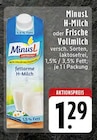 Aktuelles H-Milch oder Frische Vollmilch Angebot bei EDEKA in Osnabrück ab 1,29 €