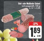 Aktuelles Edel- oder Mailänder Salami Angebot bei EDEKA in Dresden ab 1,89 €