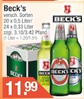Beck's im aktuellen Prospekt bei Getränke City in Bockhorn
