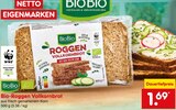 Bio-Roggen Vollkornbrot Angebote von BioBio bei Netto Marken-Discount Mönchengladbach für 1,69 €