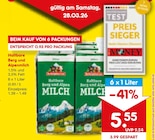 Haltbare Berg und Alpenmilch Angebote bei Netto Marken-Discount Schwäbisch Hall für 5,55 €
