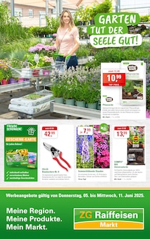 ZG Raiffeisen Prospekt GARTEN TUT DER SEELE GUT! mit 8 Seiten