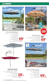 Parasol en promo dans le catalogue Super U à la page 6