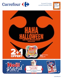 Catalogue Supermarchés Carrefour en cours à Paris et alentours, HAHA HALLOWEEN, 67 pages, 22/10/2024 - 04/11/2024