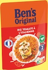 Riz Tomate à l'Italienne - BEN'S ORIGINAL en promo chez Intermarché Super Paris à 0,85 €