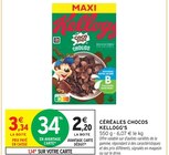 Céréales chocos - Kellogg's dans le catalogue Intermarché