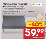 Klemmmarkise Kapstadt Angebote von Juskys bei Netto Marken-Discount Herford für 59,99 €