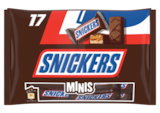 Mini Barres Snickers - SNICKERS - Supeco Mini Barres Snickers - SNICKERS à 2,13 € dans le catalogue Supeco