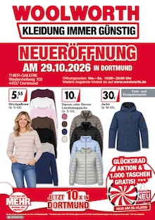 Woolworth Prospekt NEUERÖFFNUNG IN DORTMUND mit 8 Seiten