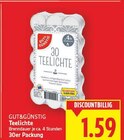 Teelichte von GUT&GÜNSTIG im aktuellen E center Prospekt