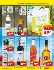Spirituosen im Netto Marken-Discount Prospekt "Aktuelle Angebote" mit 49 Seiten (Rostock)