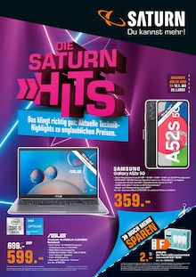 Saturn Prospekt für Flensburg: DIE SATURN-HITS, 13 Seiten, 11.01.2022 - 25.01.2022