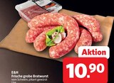 Frische grobe Bratwurst im Angebot bei nah&frisch in Rheda-Wiedenbrück Frische grobe Bratwurst Angebote von E&H bei nah&frisch Rheda-Wiedenbrück für 10,90 €