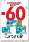 Intermarché Corbenay - Promo -60% de remise immédiate sur le 2ème sur tout Kiri Promo -60% de remise immédiate sur le 2ème sur tout Kiri à dans le catalogue Intermarché à Corbenay