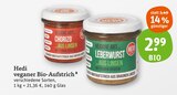 veganer Bio-Aufstrich im Angebot bei tegut in Oberursel veganer Bio-Aufstrich Angebote von Hedi bei tegut Oberursel für 2,99 €