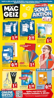 Aktueller Mäc-Geiz Prospekt "DEIN DISCOUNTER" Seite 1 von 20 Seiten für Brandenburg
