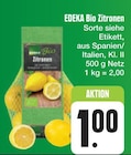 Aktuelles Bio Zitronen Angebot bei E center in Nürnberg ab 1,00 €