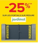 -25% sur les portails sur mesure Jardimat - Jardimat en promo chez Castorama Asnières-sur-Seine