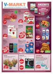 Aktueller V-Markt Prospekt mit Lebensmittel, "V-Markt einfach besser einkaufen", Seite 1