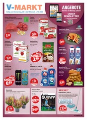 Lebensmittel im V-Markt Prospekt in München Aktueller V-Markt Prospekt mit Lebensmittel, "V-Markt einfach besser einkaufen", Seite 1