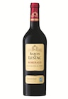Baron de Lestac Bordeaux Rouge - BARON DE LESTAC en promo chez Intermarché Amiens à 1,58 €