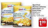 Pommes Juliennes Feinschnitt im Angebot bei EDEKA in Neustadt Pommes Juliennes Feinschnitt Angebote von Agrarfrost bei EDEKA Neustadt für 1,99 €